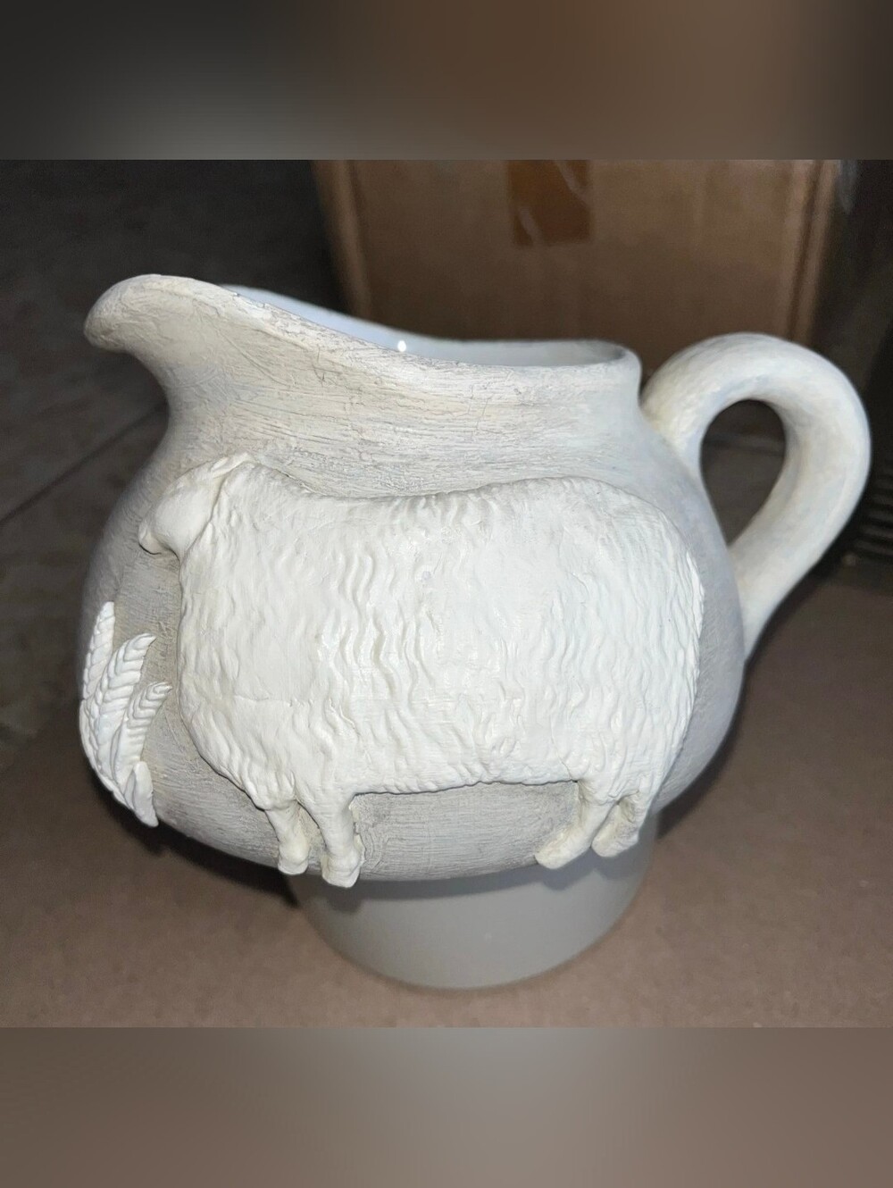 Hand Painted Pitcher 5" Vase Ceramic hand painted in Italy for FTD